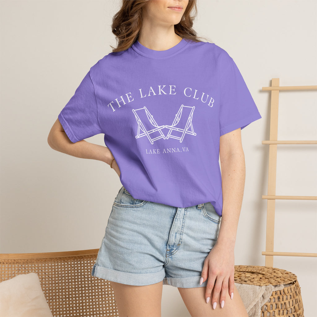 The Lake Club: Comfort Colors Lake Shirt, The Lake Club Shirt,  Lake Life Apparel, Boating Shirt, Unisex Lake Shirt