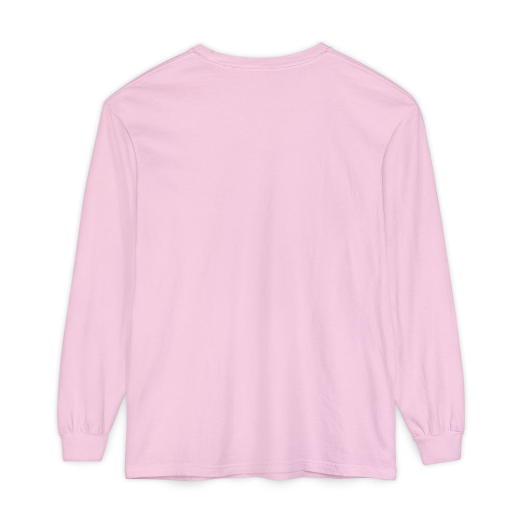 The Lake Club Long Sleeve T-Shirt — Retro Sunset 'Fueled by Cocktails + Chaos'