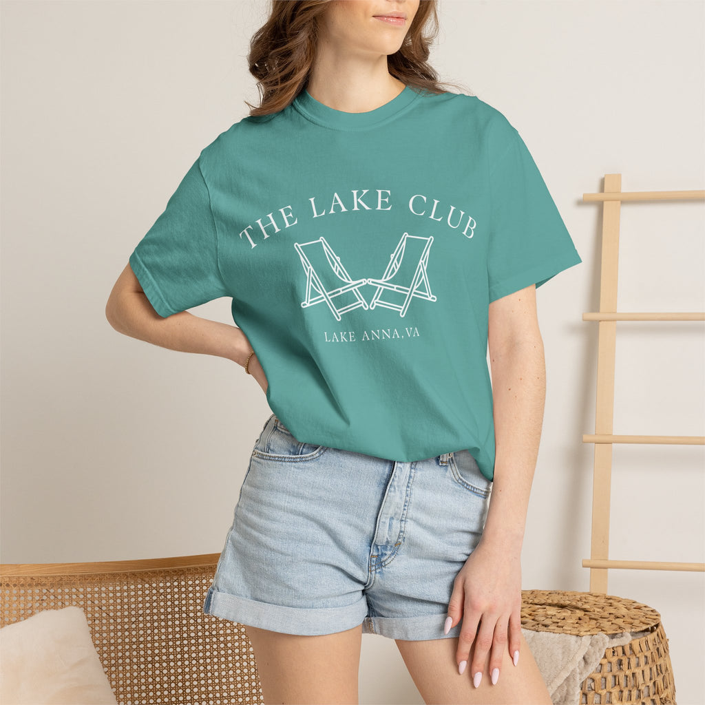 The Lake Club: Comfort Colors Lake Shirt, The Lake Club Shirt,  Lake Life Apparel, Boating Shirt, Unisex Lake Shirt