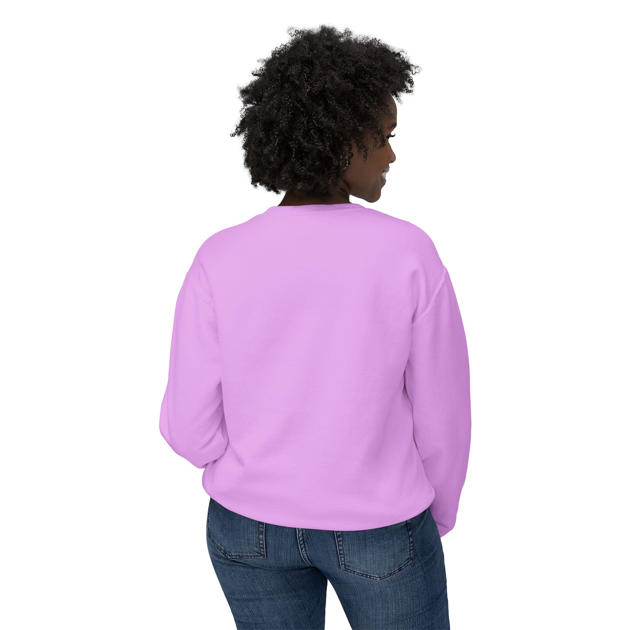 Crewneck Sweatshirt — "The Lake Club" Retro Sunset Graphic
