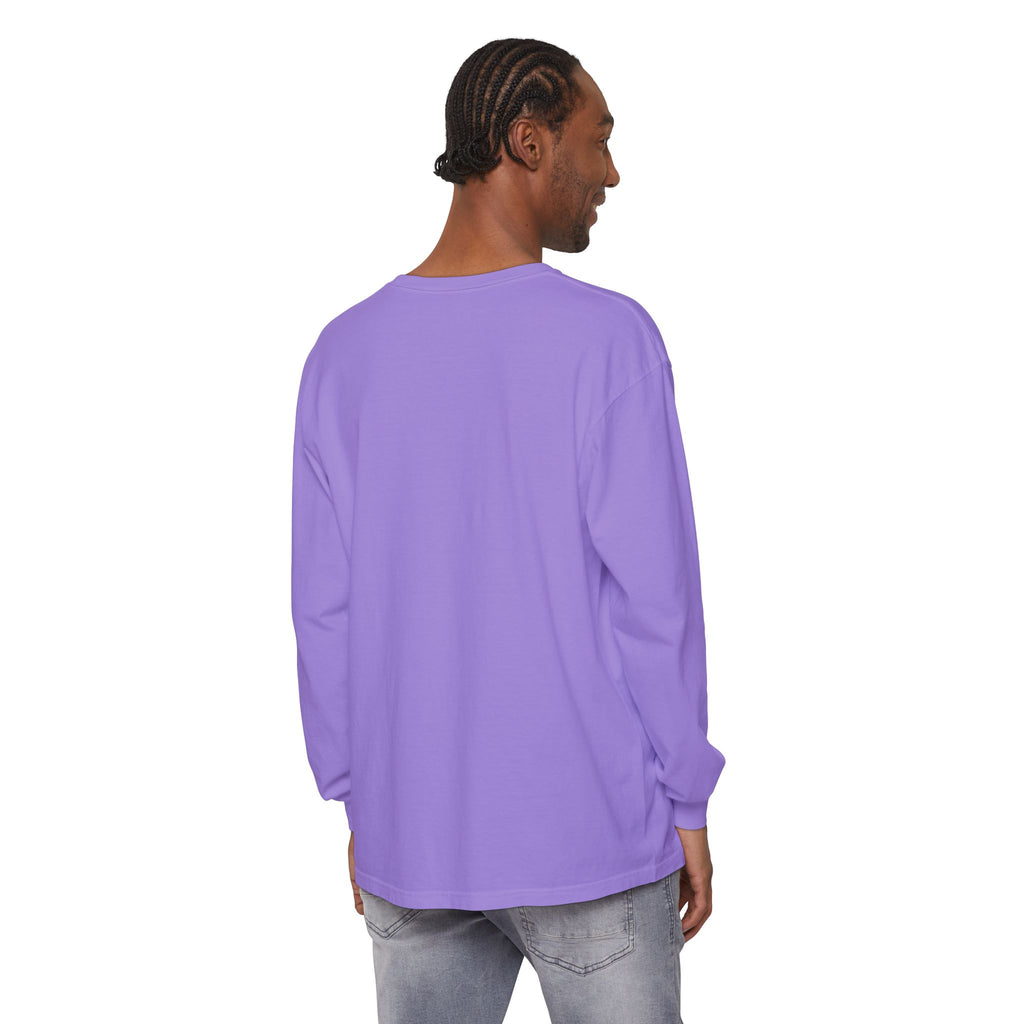 The Lake Club Long Sleeve T-Shirt — Retro Sunset 'Fueled by Cocktails + Chaos'