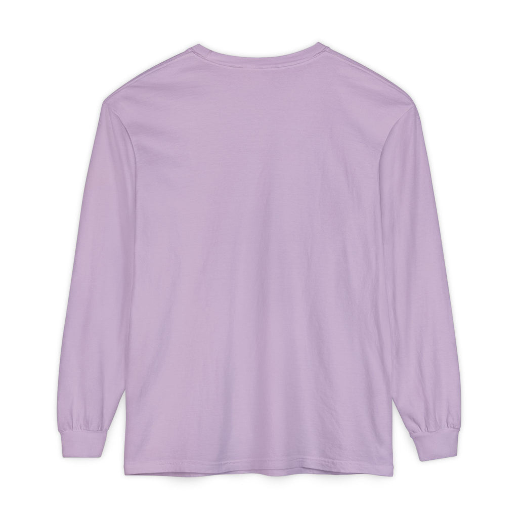The Lake Club Long Sleeve T-Shirt — Retro Sunset 'Fueled by Cocktails + Chaos'
