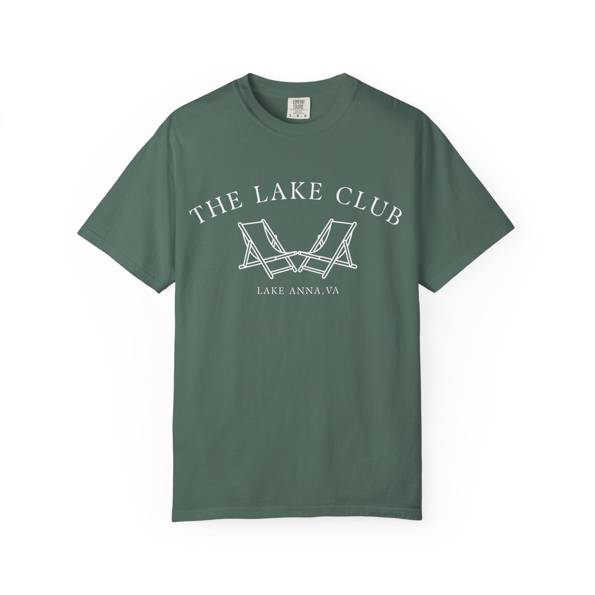 The Lake Club: Comfort Colors Lake Shirt, The Lake Club Shirt,  Lake Life Apparel, Boating Shirt, Unisex Lake Shirt