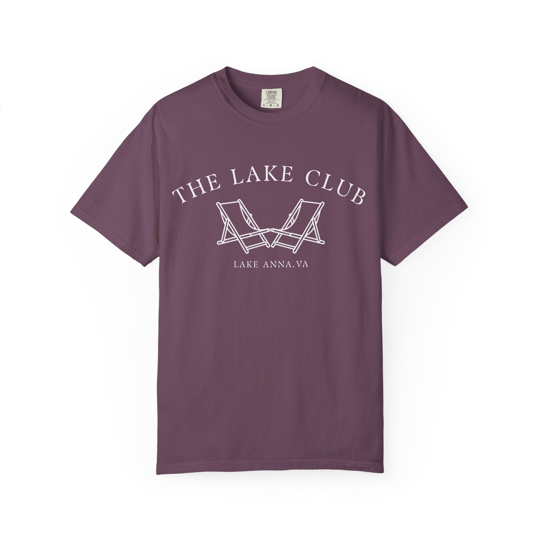 The Lake Club: Comfort Colors Lake Shirt, The Lake Club Shirt,  Lake Life Apparel, Boating Shirt, Unisex Lake Shirt