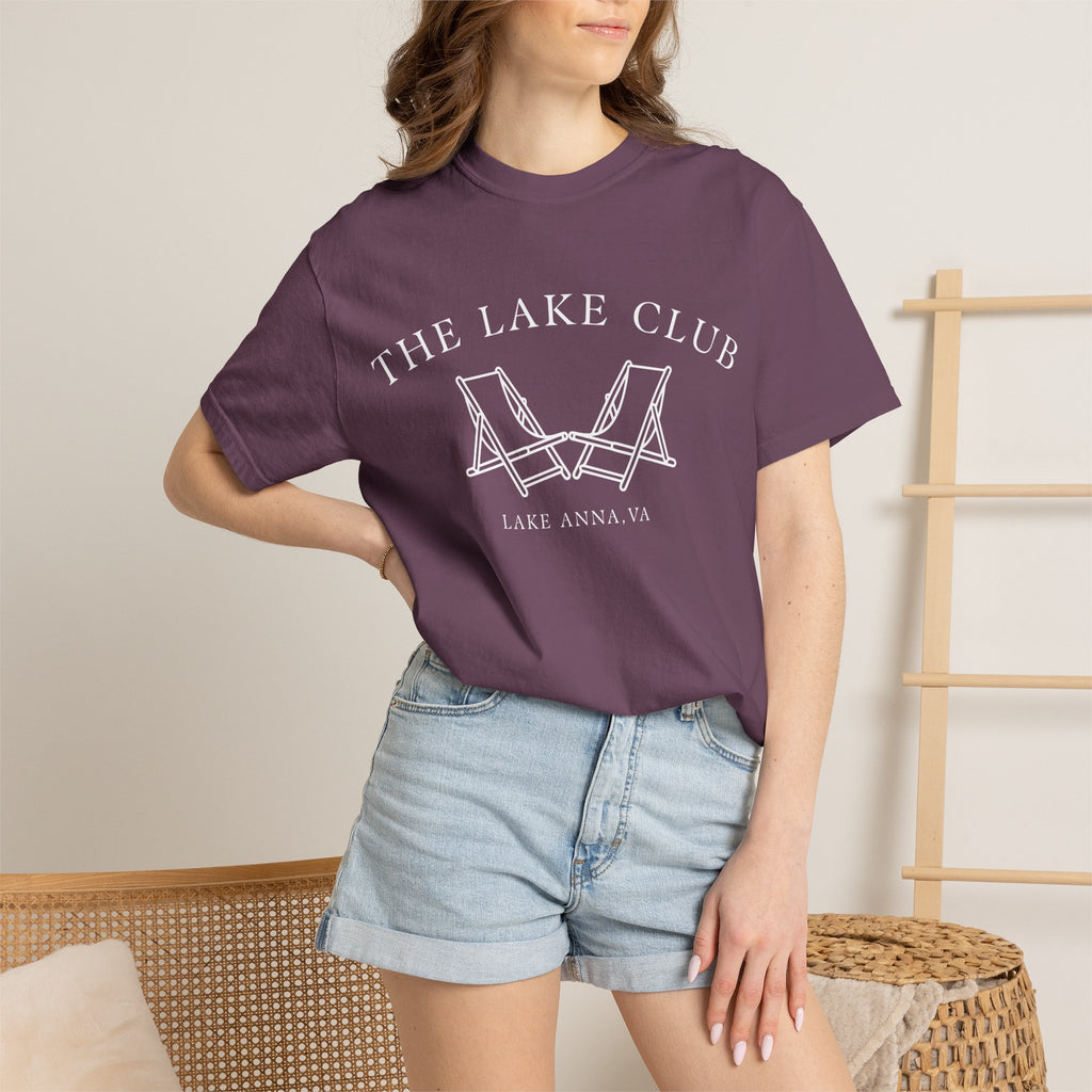 The Lake Club: Comfort Colors Lake Shirt, The Lake Club Shirt,  Lake Life Apparel, Boating Shirt, Unisex Lake Shirt