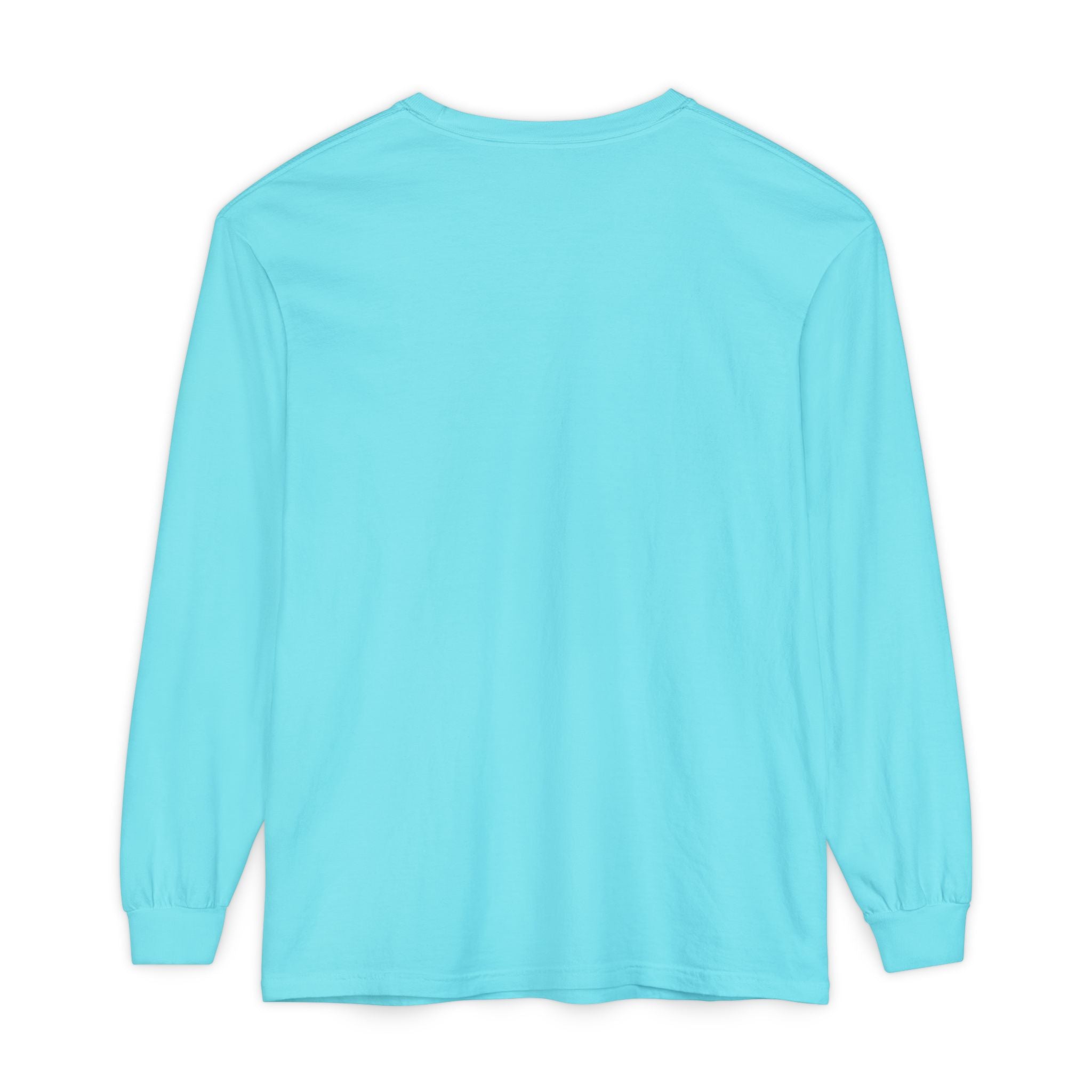 The Lake Club Long Sleeve T-Shirt — Retro Sunset 'Fueled by Cocktails + Chaos'