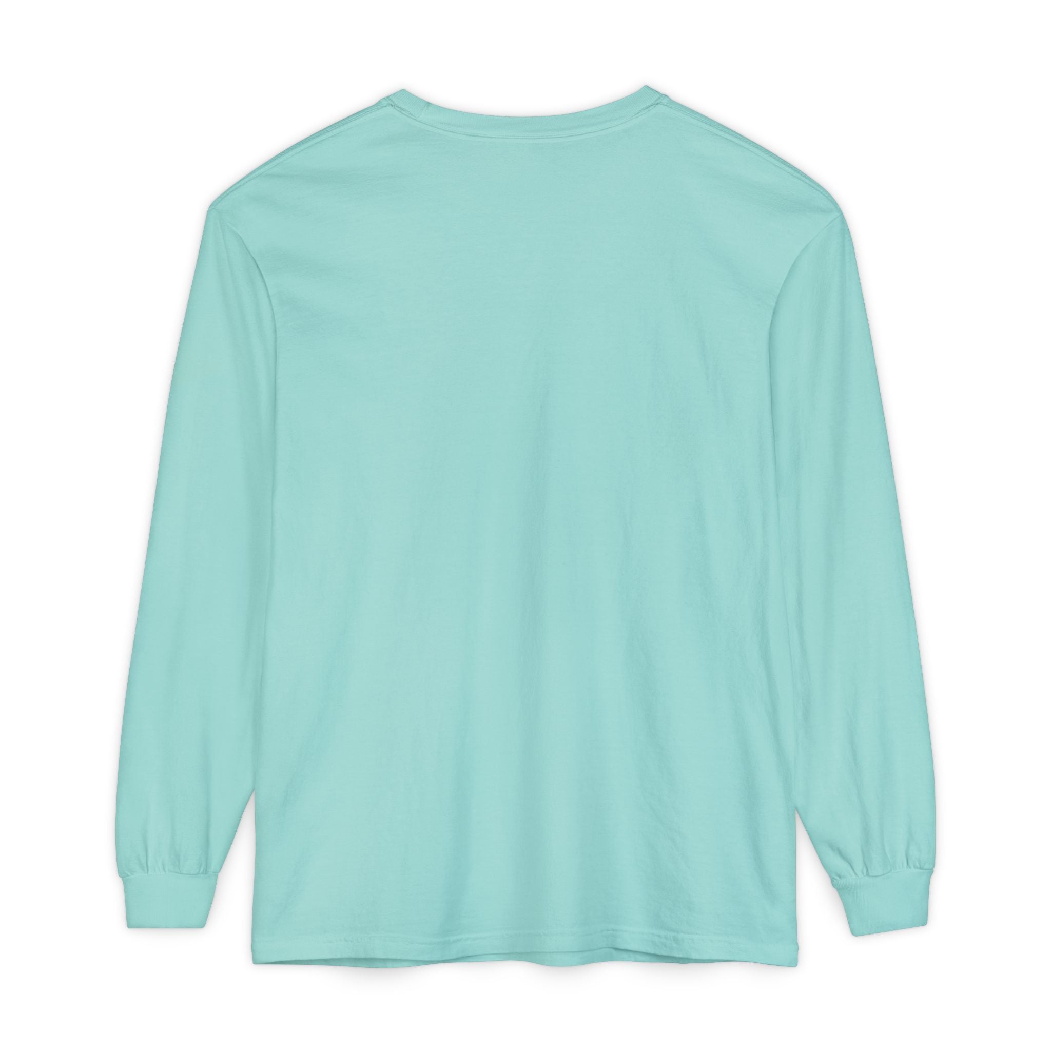 The Lake Club Long Sleeve T-Shirt — Retro Sunset 'Fueled by Cocktails + Chaos'