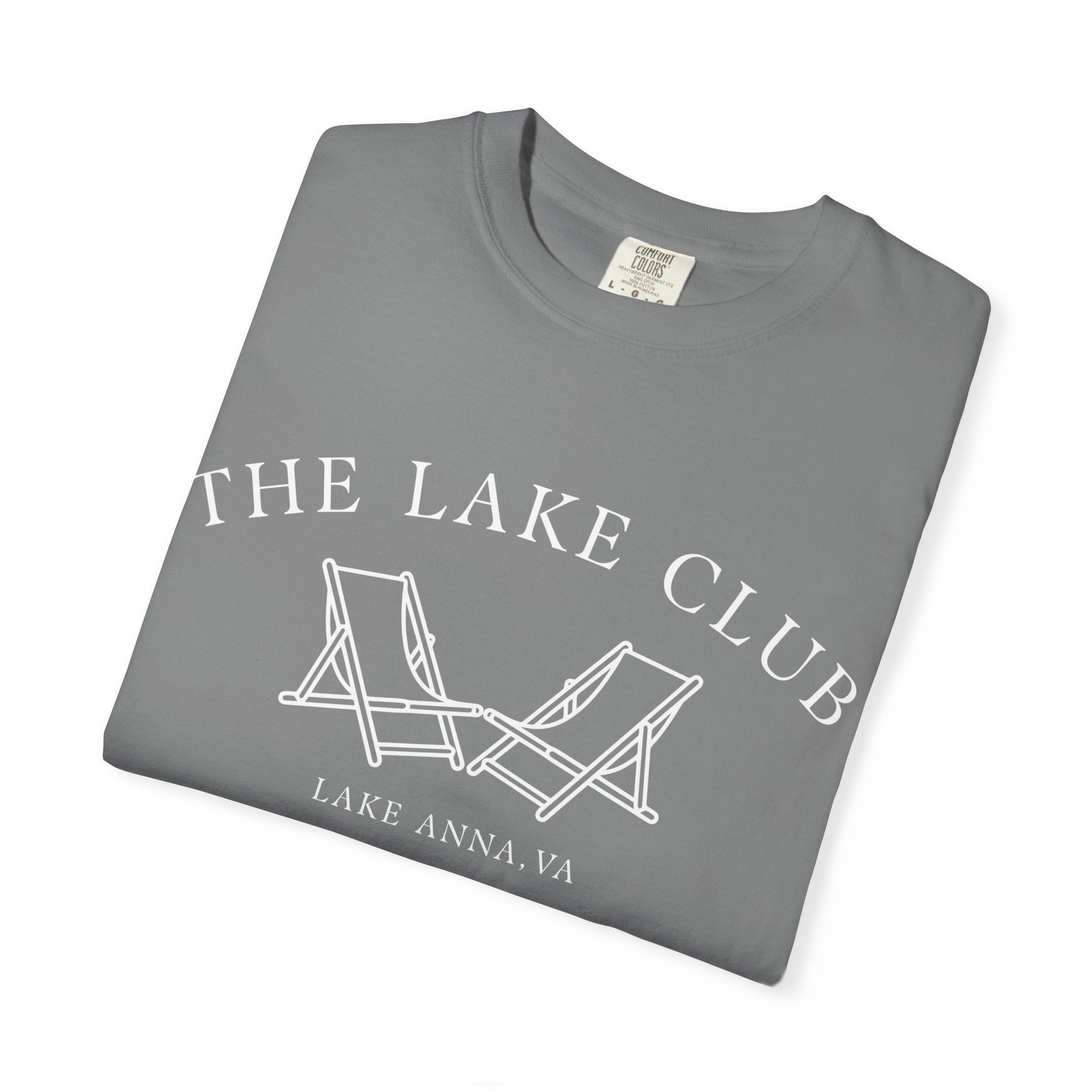 The Lake Club: Comfort Colors Lake Shirt, The Lake Club Shirt,  Lake Life Apparel, Boating Shirt, Unisex Lake Shirt