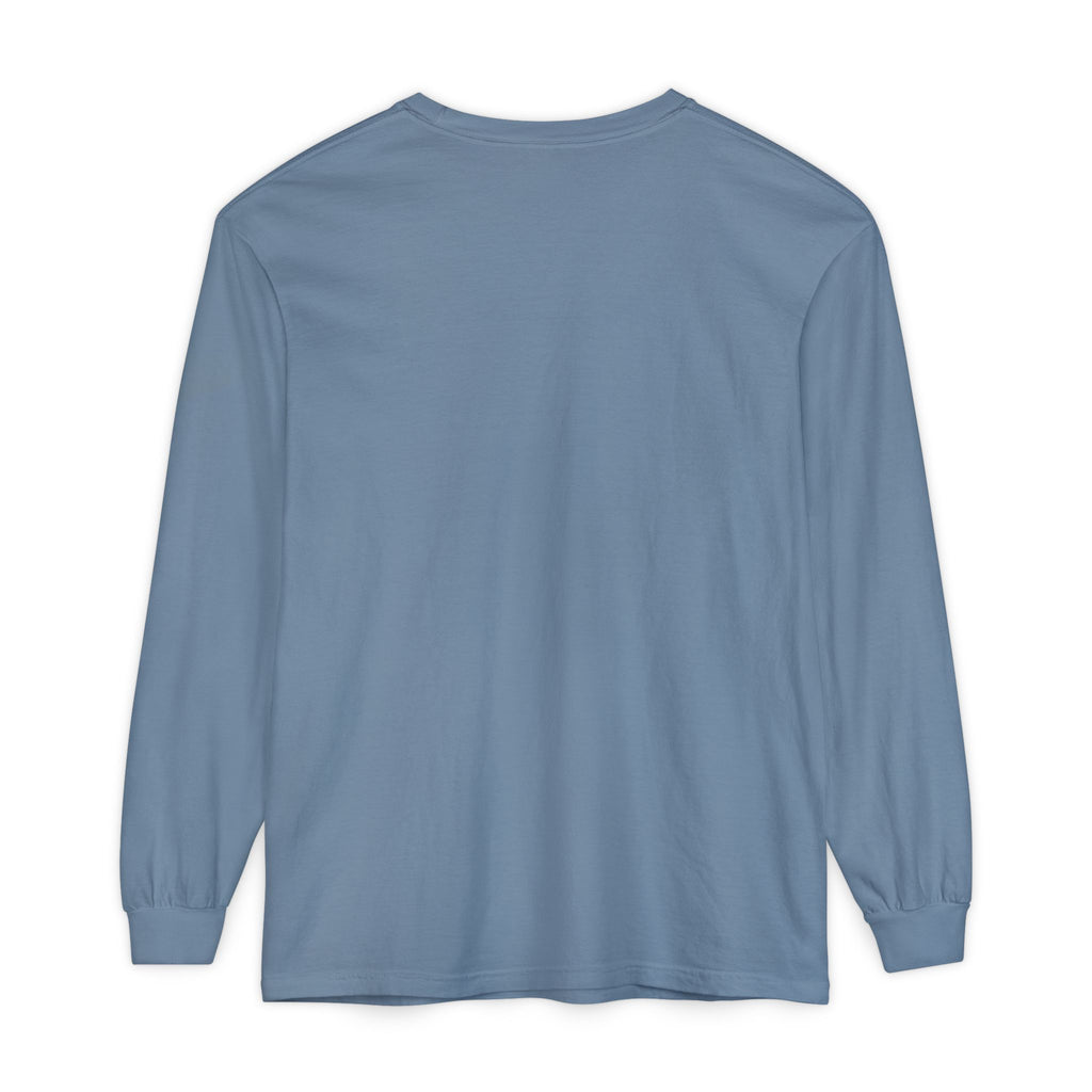 The Lake Club Long Sleeve T-Shirt — Retro Sunset 'Fueled by Cocktails + Chaos'