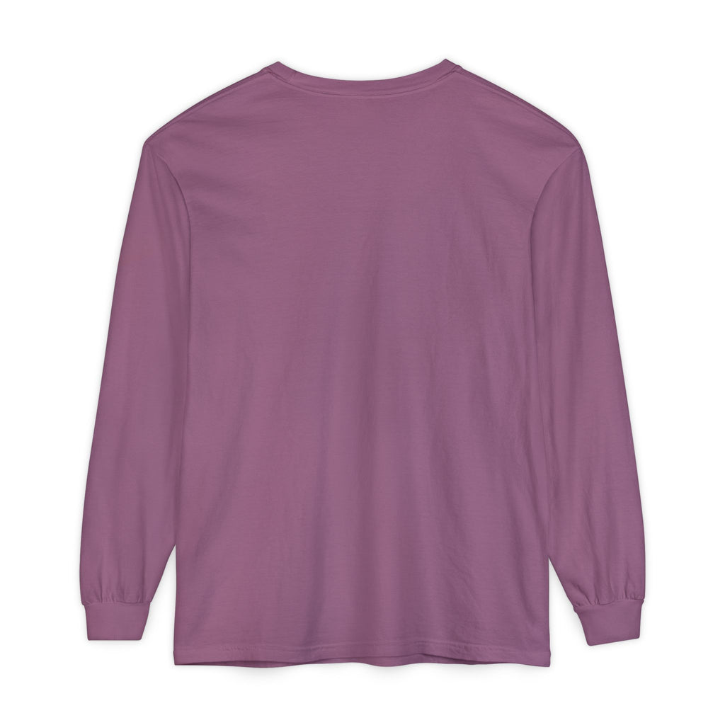 The Lake Club Long Sleeve T-Shirt — Retro Sunset 'Fueled by Cocktails + Chaos'