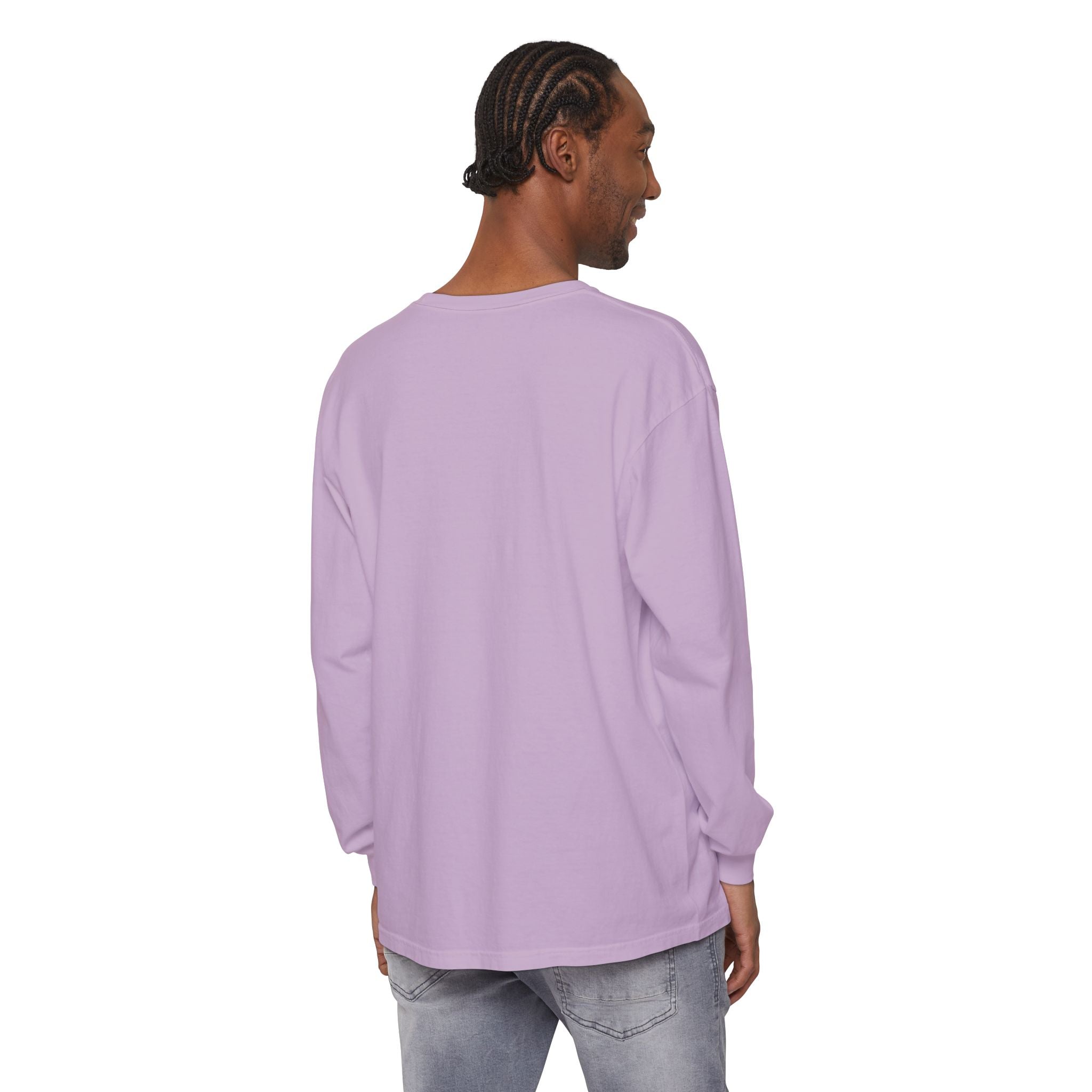 The Lake Club Long Sleeve T-Shirt — Retro Sunset 'Fueled by Cocktails + Chaos'