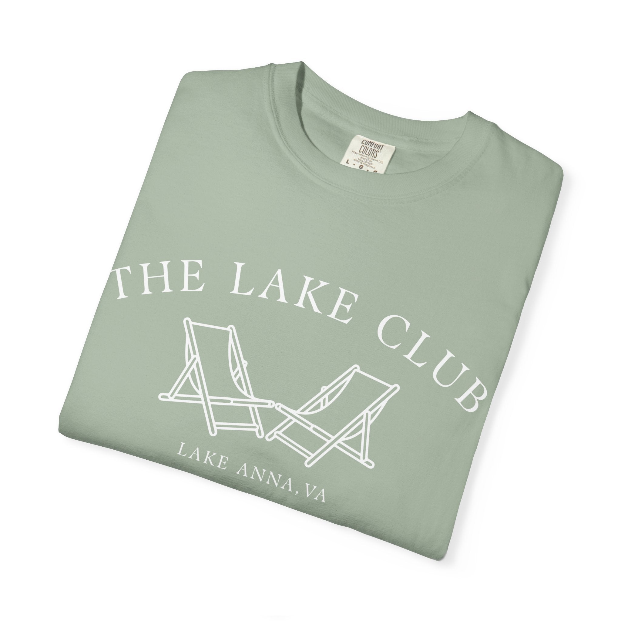 The Lake Club: Comfort Colors Lake Shirt, The Lake Club Shirt,  Lake Life Apparel, Boating Shirt, Unisex Lake Shirt