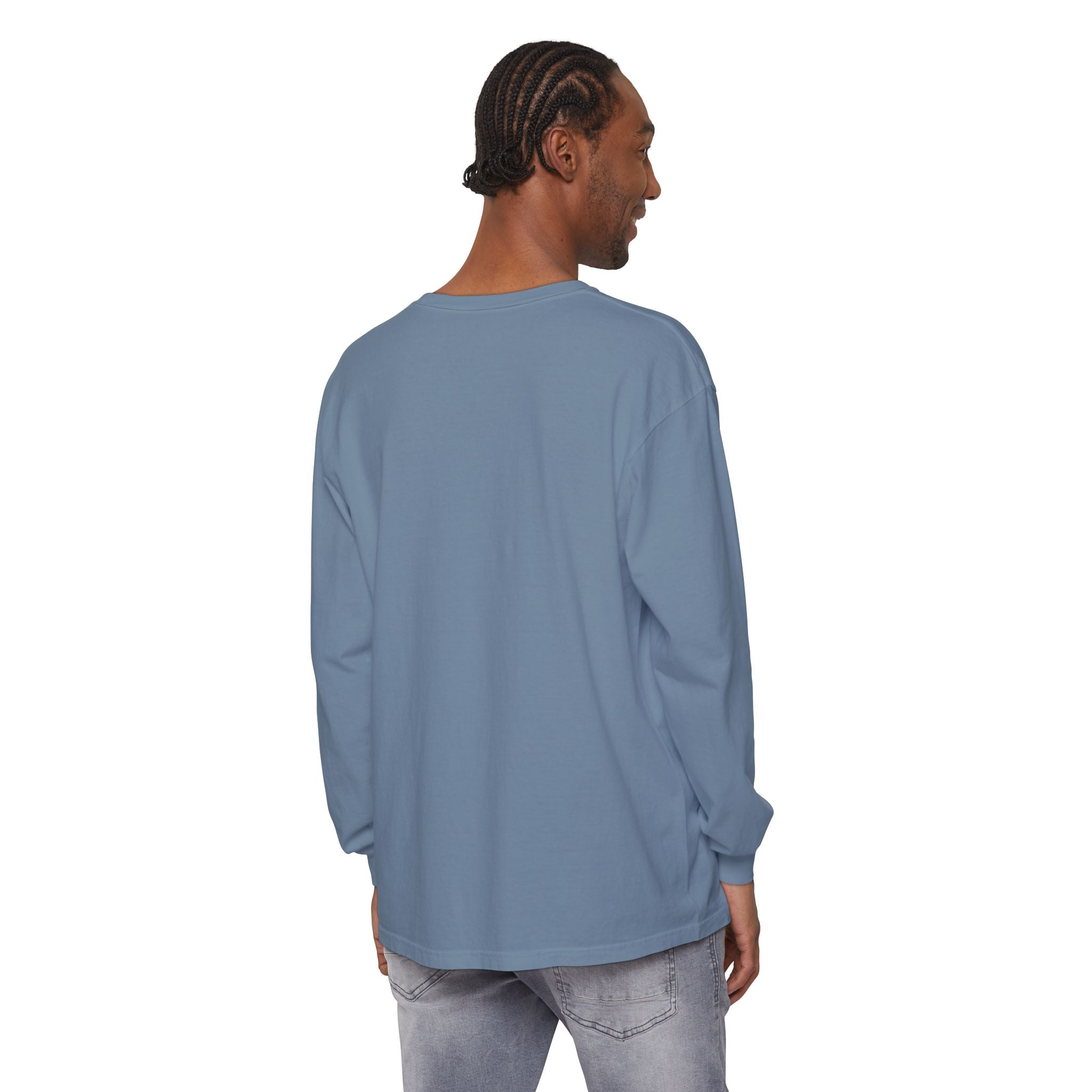 The Lake Club Long Sleeve T-Shirt — Retro Sunset 'Fueled by Cocktails + Chaos'