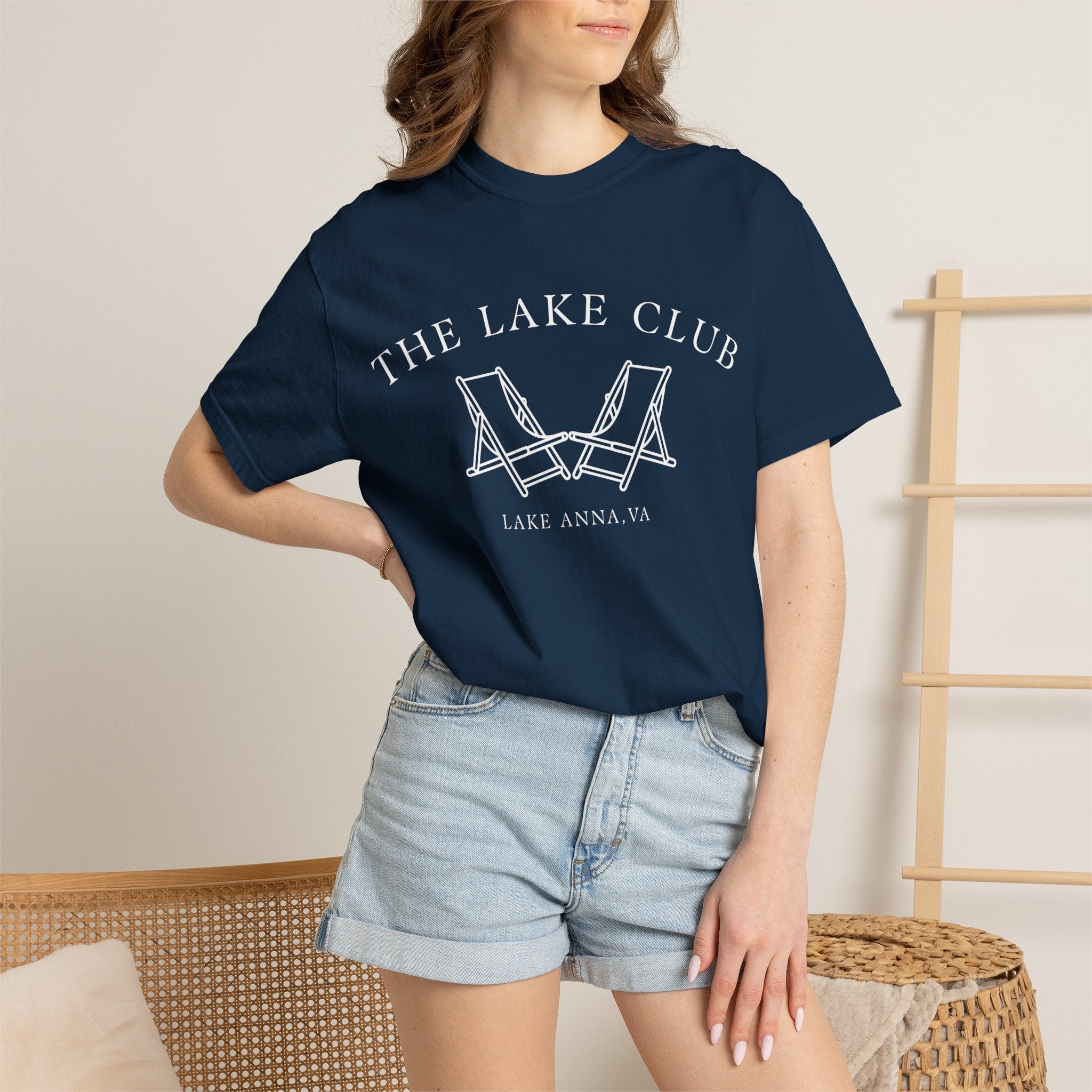 The Lake Club: Comfort Colors Lake Shirt, The Lake Club Shirt,  Lake Life Apparel, Boating Shirt, Unisex Lake Shirt
