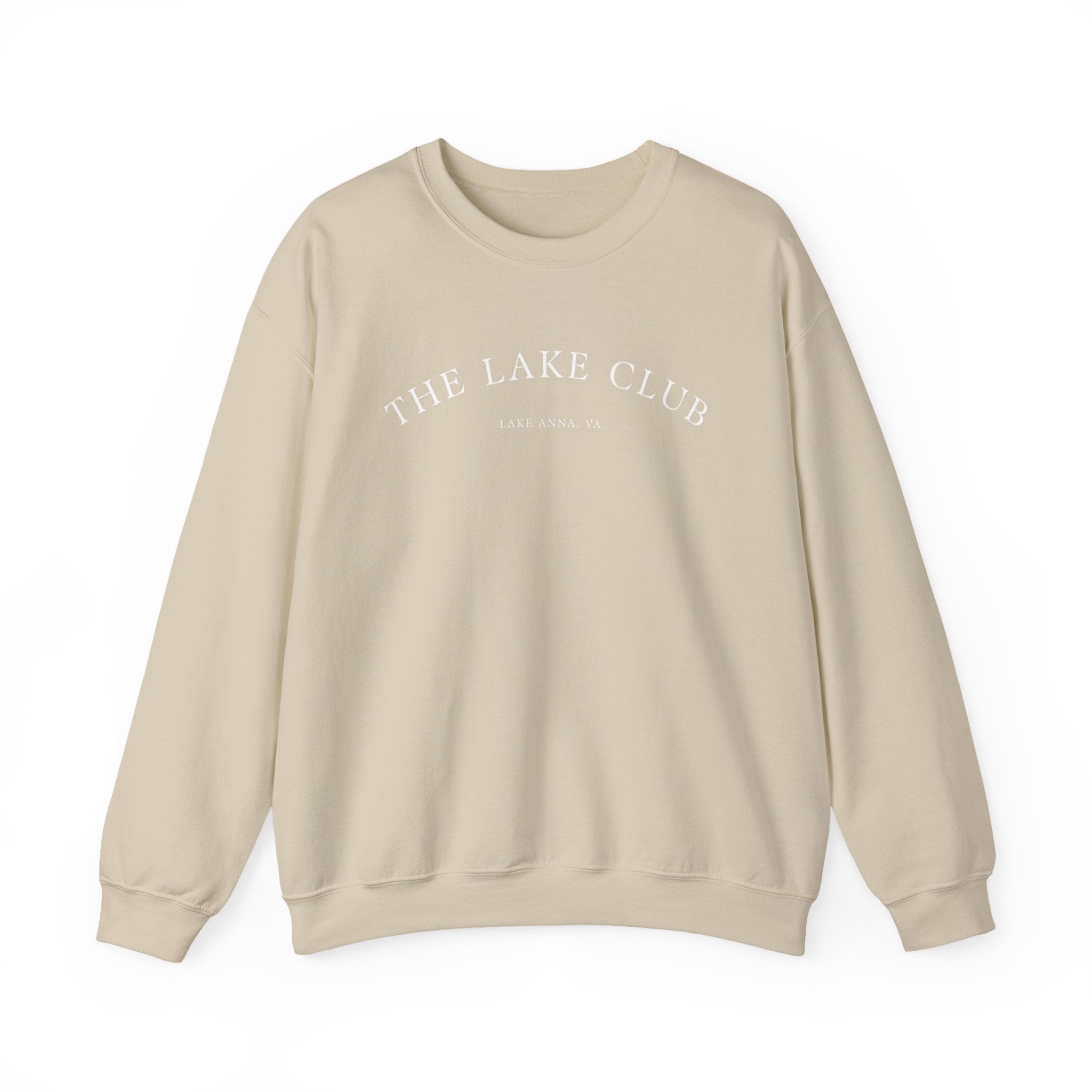 Custom Lake Name Sweatshirt Comfort Colors Style Personalized Lake Apparel Lake Life Clothing The Lake Club Crewneck