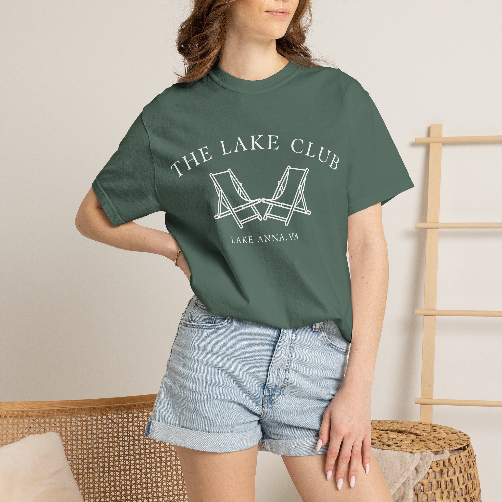 The Lake Club: Comfort Colors Lake Shirt, The Lake Club Shirt,  Lake Life Apparel, Boating Shirt, Unisex Lake Shirt