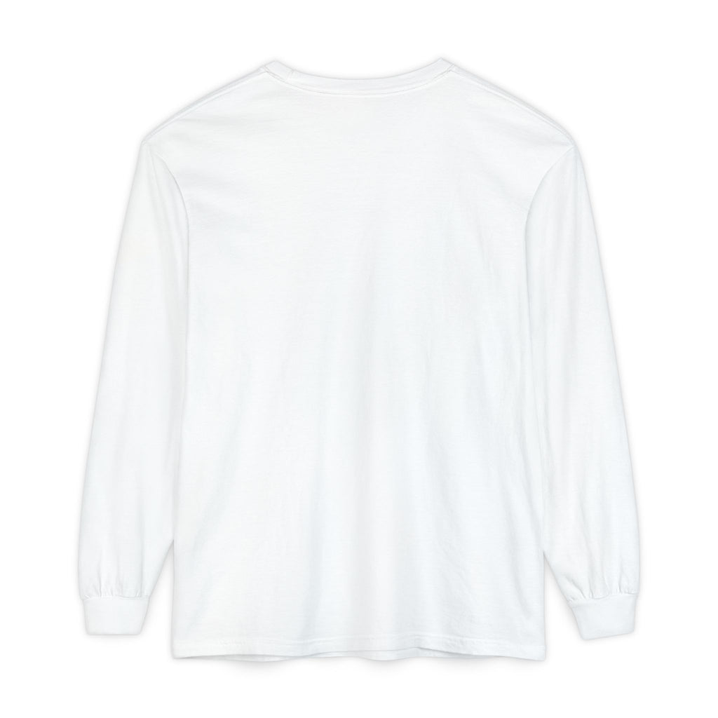 The Lake Club Long Sleeve T-Shirt — Retro Sunset 'Fueled by Cocktails + Chaos'