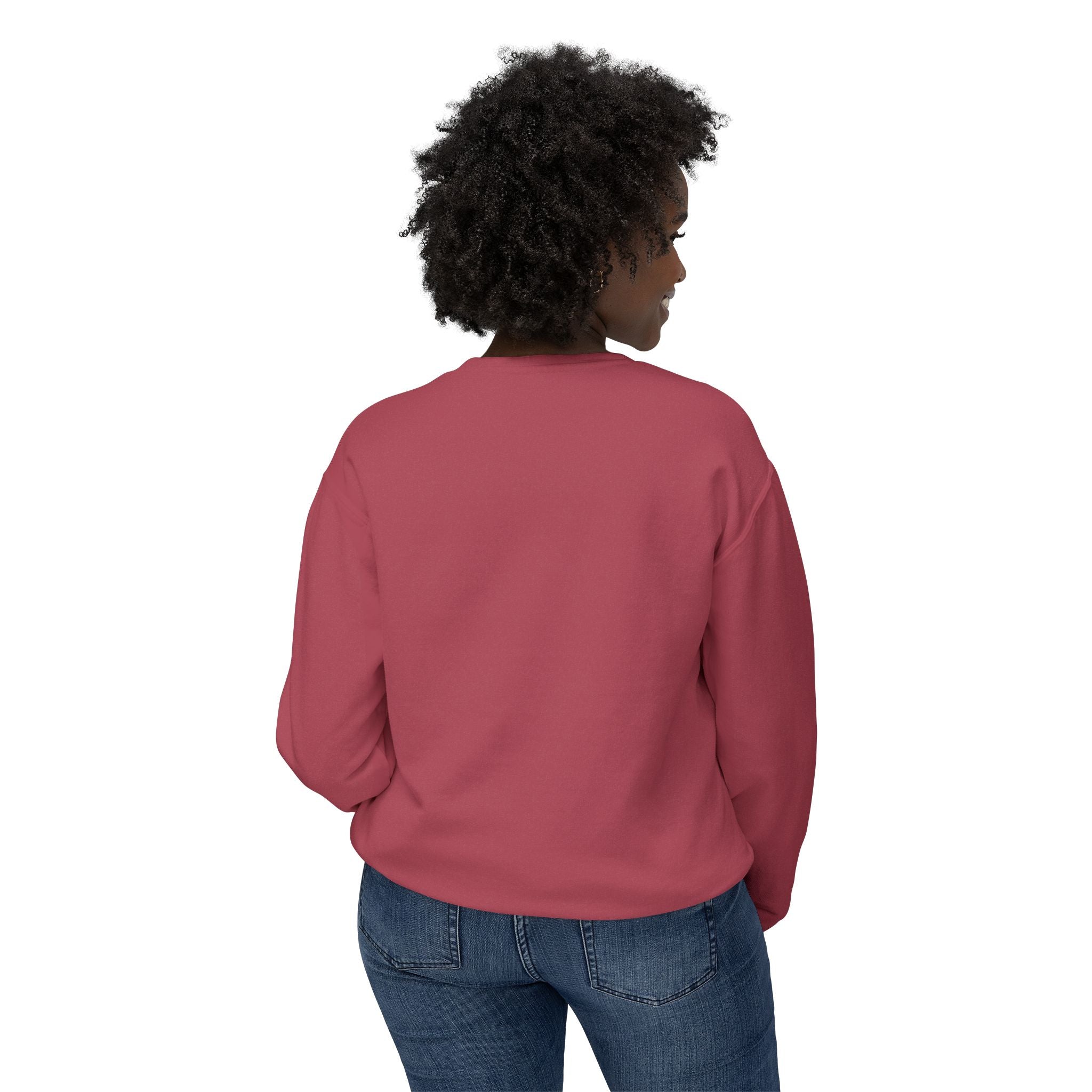 Crewneck Sweatshirt — "The Lake Club" Retro Sunset Graphic