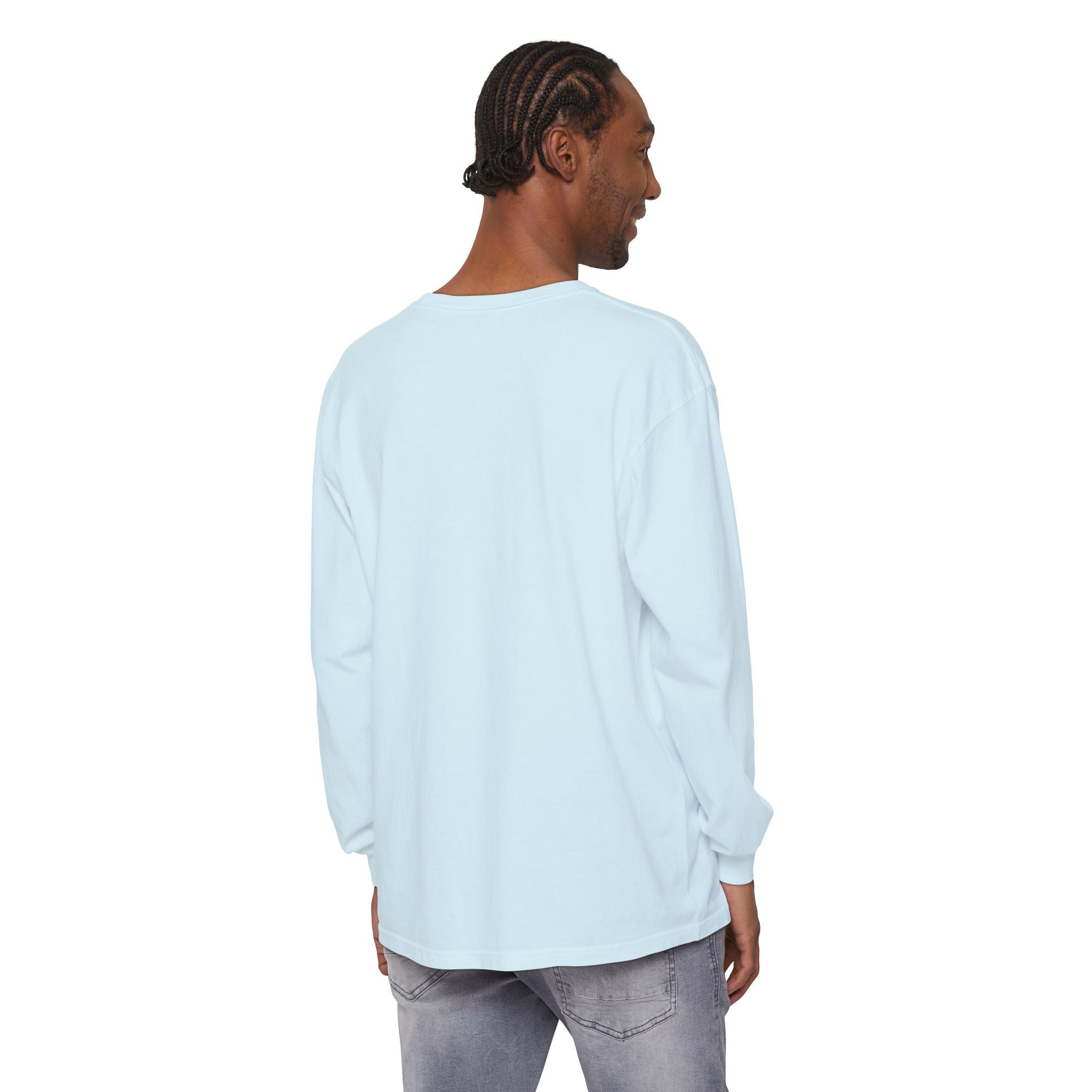 The Lake Club Long Sleeve T-Shirt — Retro Sunset 'Fueled by Cocktails + Chaos'