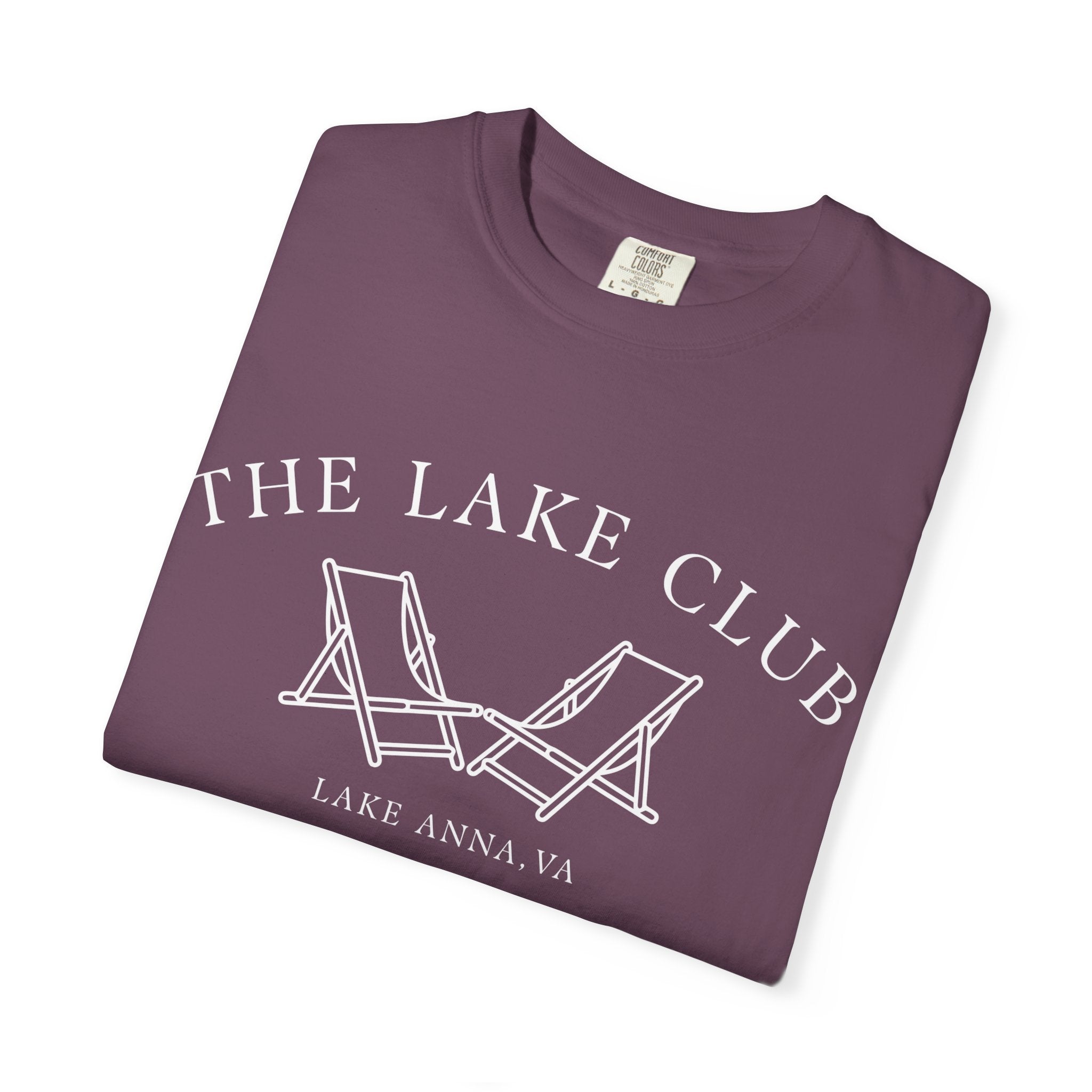 The Lake Club: Comfort Colors Lake Shirt, The Lake Club Shirt,  Lake Life Apparel, Boating Shirt, Unisex Lake Shirt