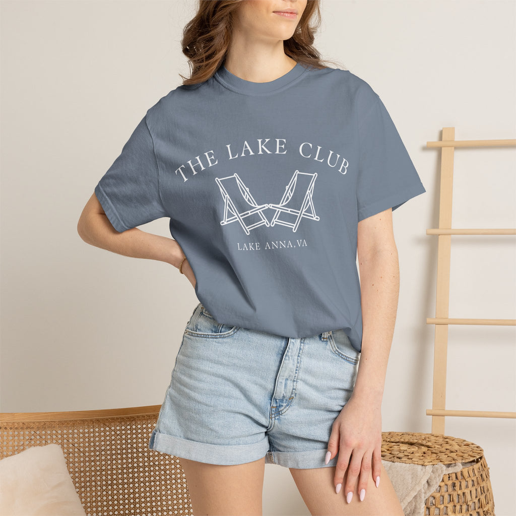 The Lake Club: Comfort Colors Lake Shirt, The Lake Club Shirt,  Lake Life Apparel, Boating Shirt, Unisex Lake Shirt