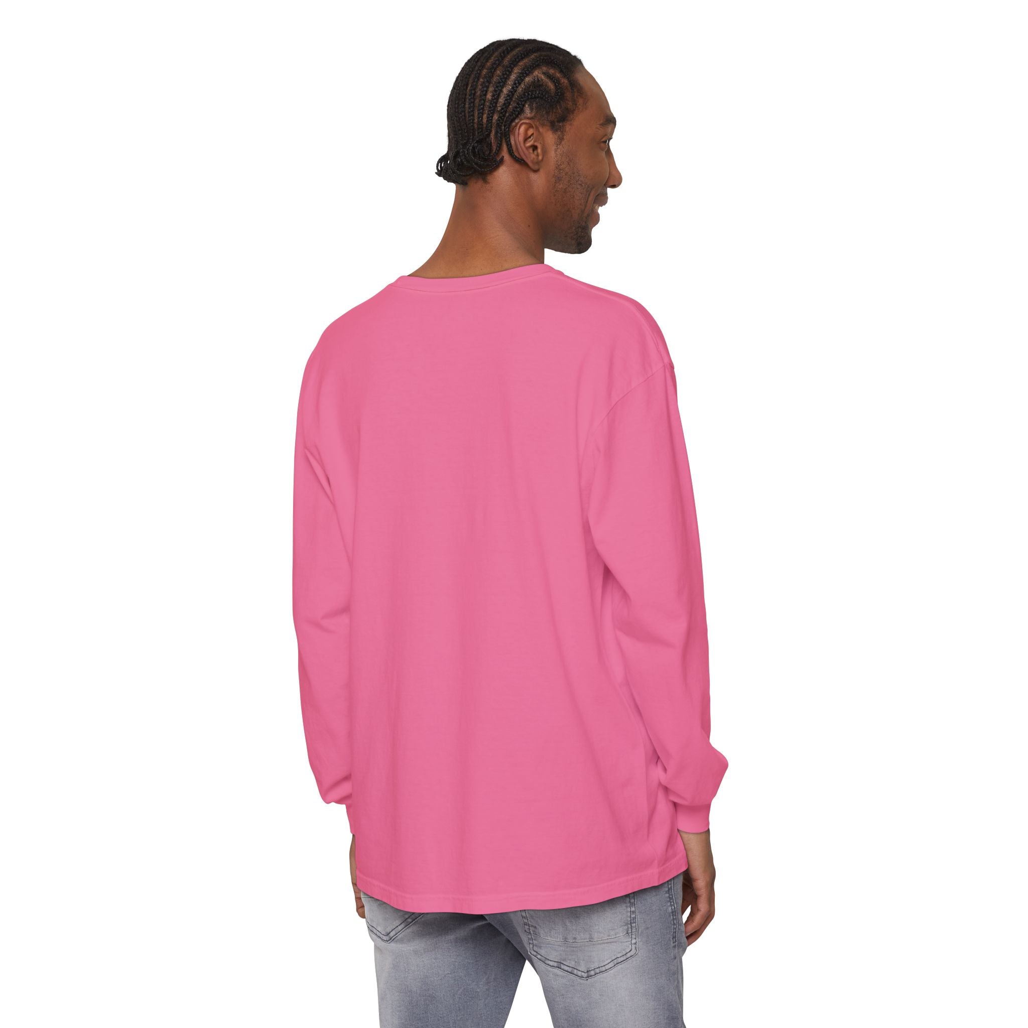 The Lake Club Long Sleeve T-Shirt — Retro Sunset 'Fueled by Cocktails + Chaos'