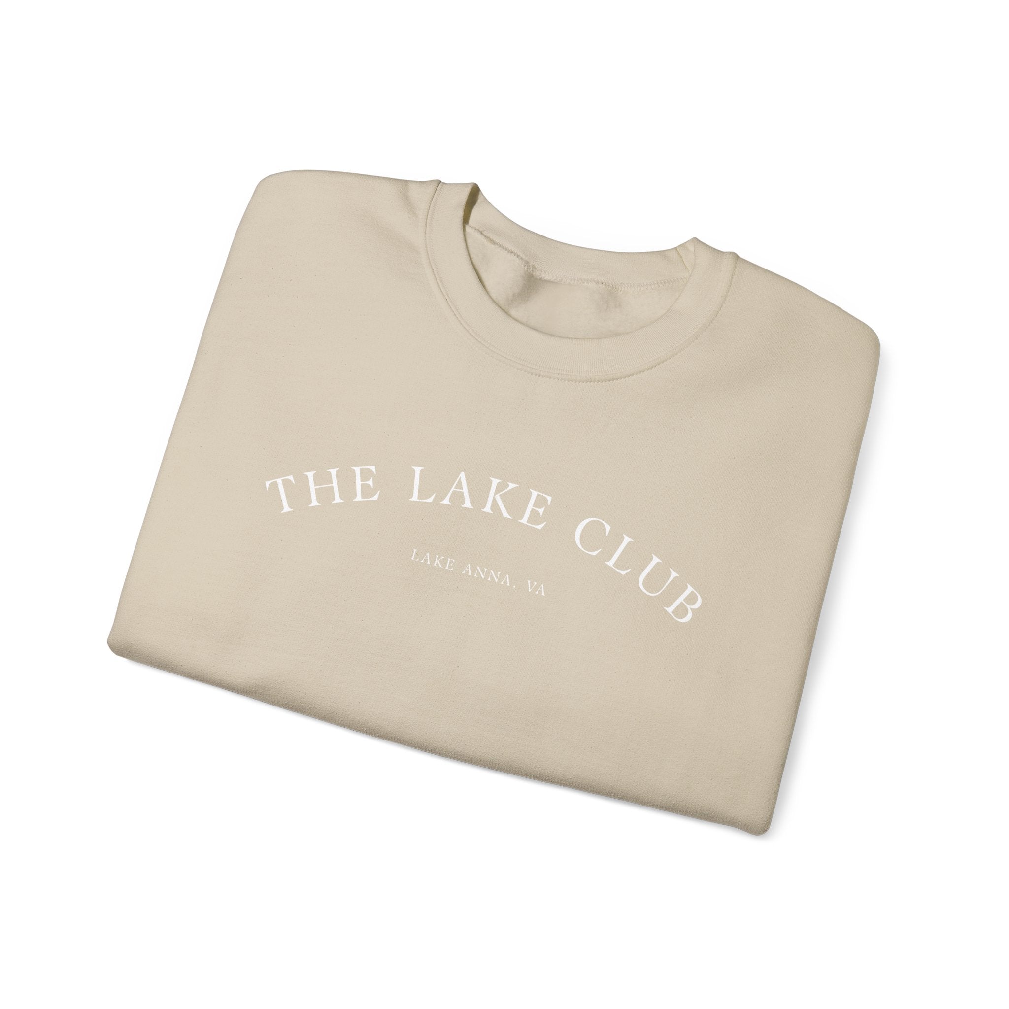 Custom Lake Name Sweatshirt Comfort Colors Style Personalized Lake Apparel Lake Life Clothing The Lake Club Crewneck