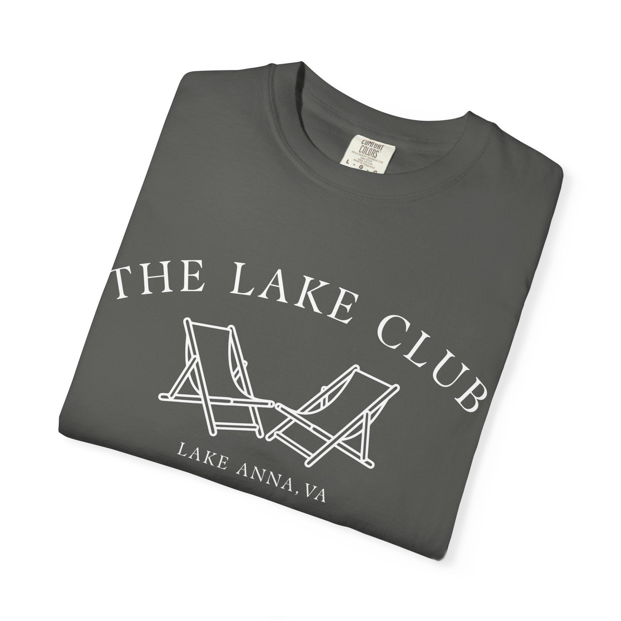 The Lake Club: Comfort Colors Lake Shirt, The Lake Club Shirt,  Lake Life Apparel, Boating Shirt, Unisex Lake Shirt