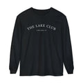 Custom Lake Name Long Sleeve Shirt, Comfort Colors®,  Personalized Lake Apparel, Lake Life Clothing, The Lake Club Shirt