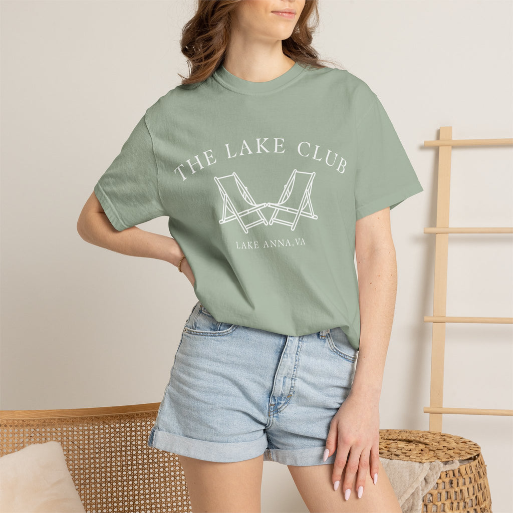 The Lake Club: Comfort Colors Lake Shirt, The Lake Club Shirt,  Lake Life Apparel, Boating Shirt, Unisex Lake Shirt