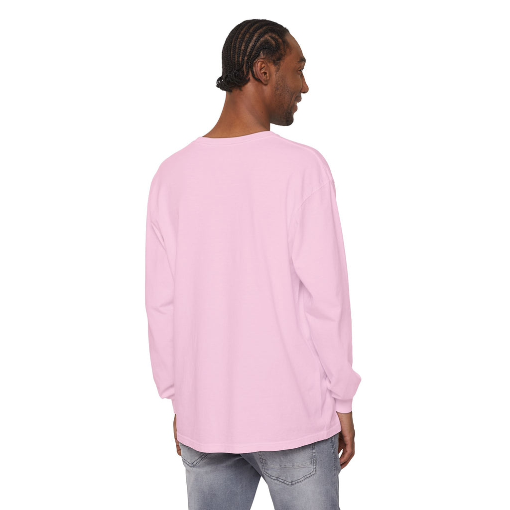 The Lake Club Long Sleeve T-Shirt — Retro Sunset 'Fueled by Cocktails + Chaos'