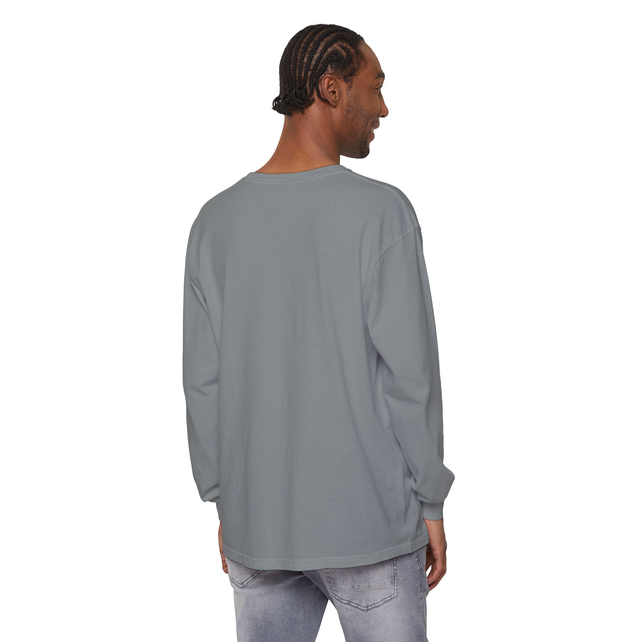 The Lake Club Long Sleeve T-Shirt — Retro Sunset 'Fueled by Cocktails + Chaos'