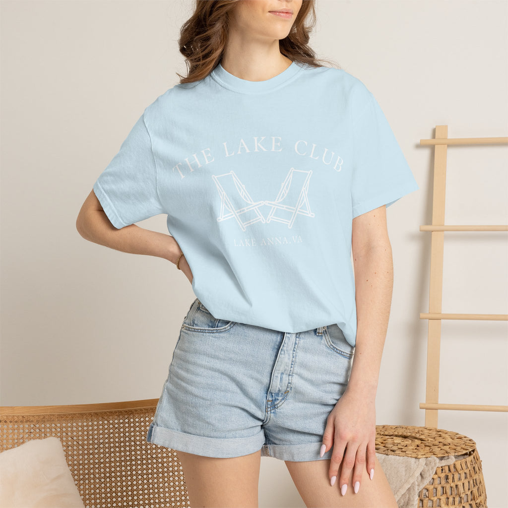 The Lake Club: Comfort Colors Lake Shirt, The Lake Club Shirt,  Lake Life Apparel, Boating Shirt, Unisex Lake Shirt