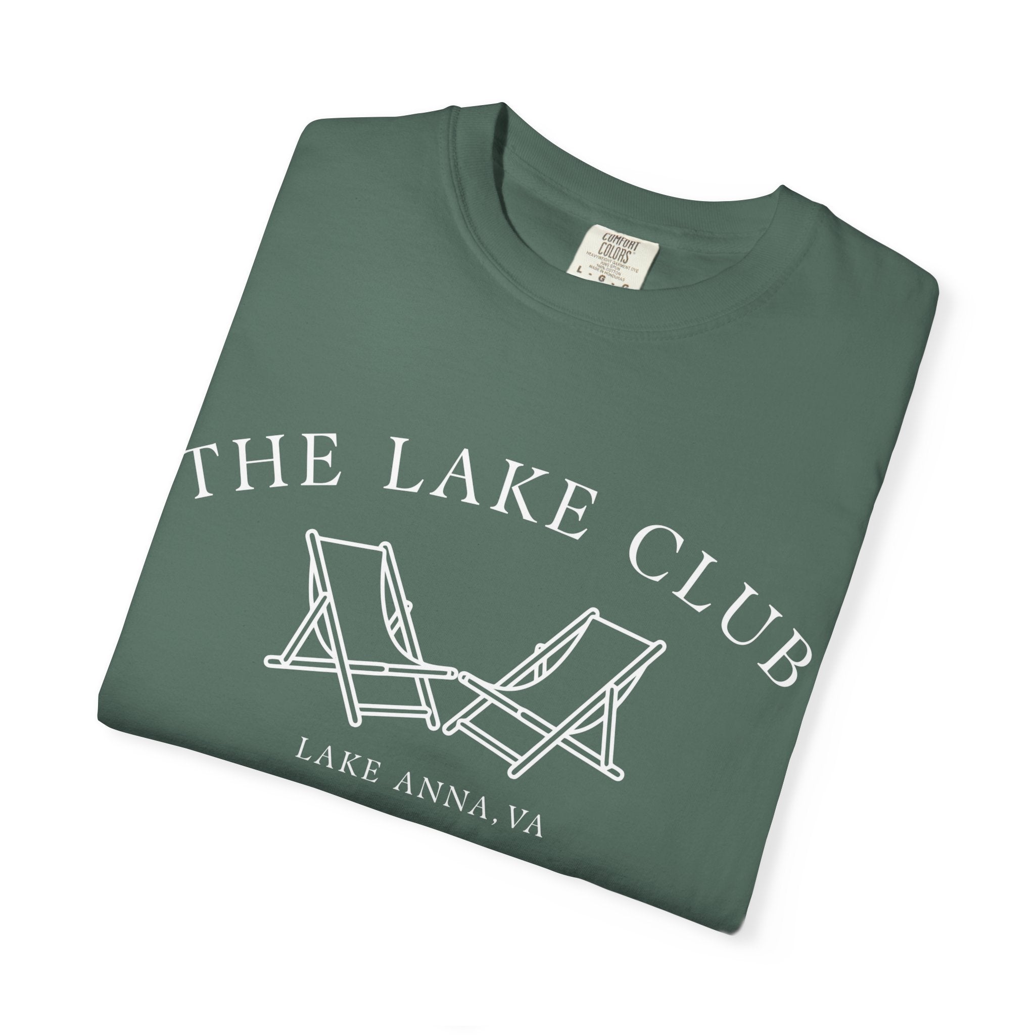 The Lake Club: Comfort Colors Lake Shirt, The Lake Club Shirt,  Lake Life Apparel, Boating Shirt, Unisex Lake Shirt