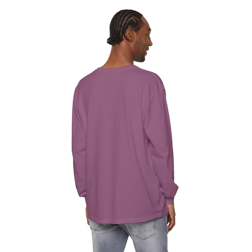 The Lake Club Long Sleeve T-Shirt — Retro Sunset 'Fueled by Cocktails + Chaos'