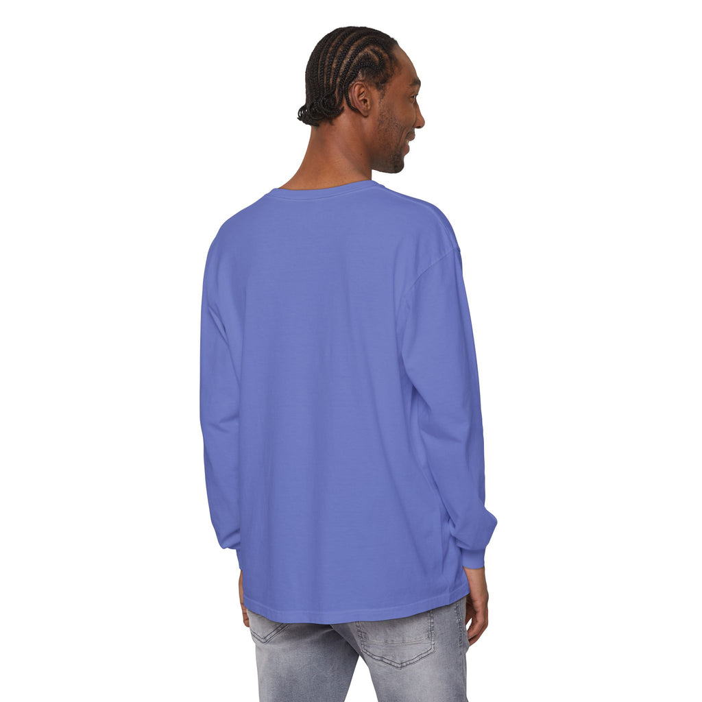 The Lake Club Long Sleeve T-Shirt — Retro Sunset 'Fueled by Cocktails + Chaos'